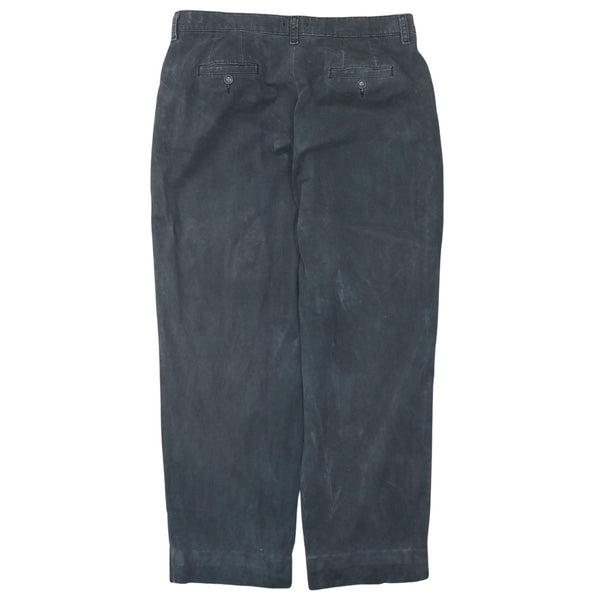 Lee 90's Men's Vintage 34 Black Straight Leg Baggy Trousers