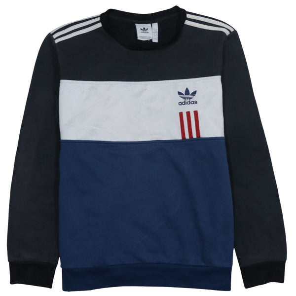 Adidas 90's Lightweight Crew Neck Sweatshirt XLarge Black