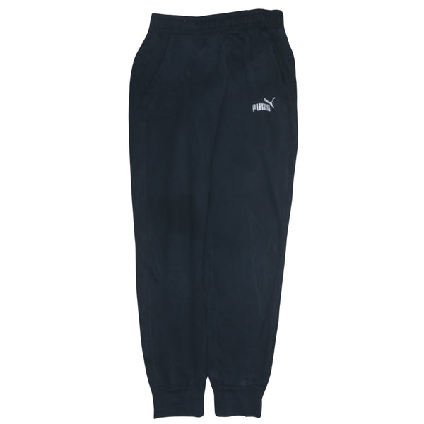 Puma 90's Black Joggers, Elastic Waist, Drawstrings, Small Size Sweatpants