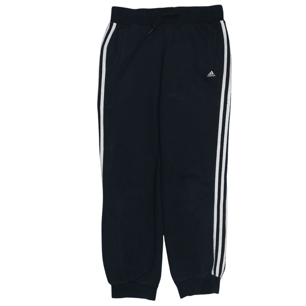 Adidas 90's 3 Stripes Casual Joggers / Sweatpants Small Black