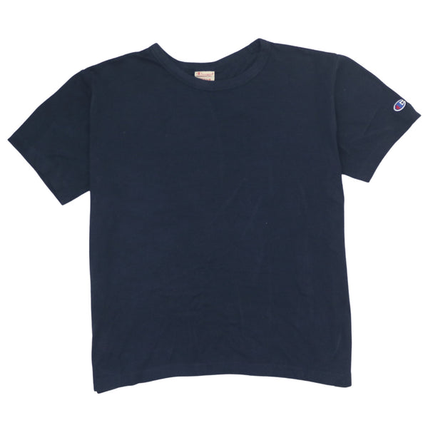 Champion Vintage Navy Blue Short Sleeve Crew Neck T-Shirt Men's Medium