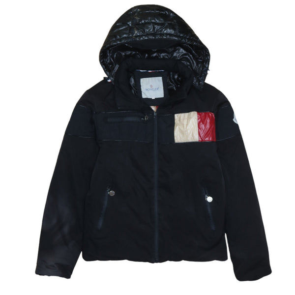 Moncler 90's Hooded Full Zip Up Windbreaker Small Black