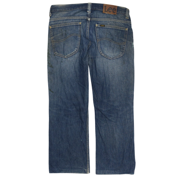 Lee 90's Vintage Men's Lightwash Straight Leg Baggy Jeans 32 Blue