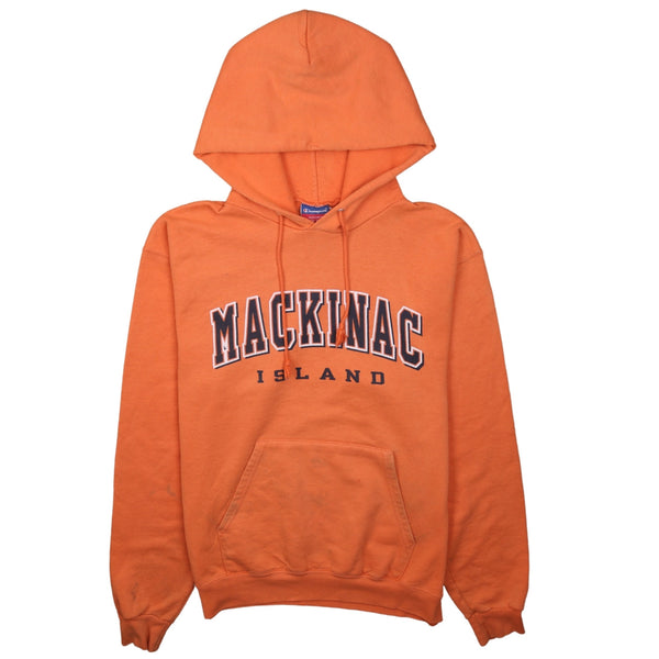 Champion 90's Island Vintage Orange Pullover Hoodie Men's Medium