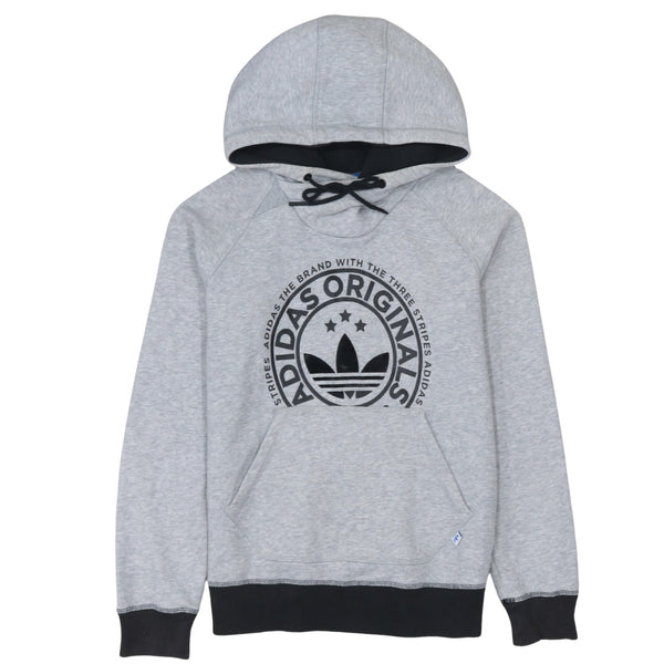 Adidas 90's Spellout Pullover Hoodie XSmall  Grey