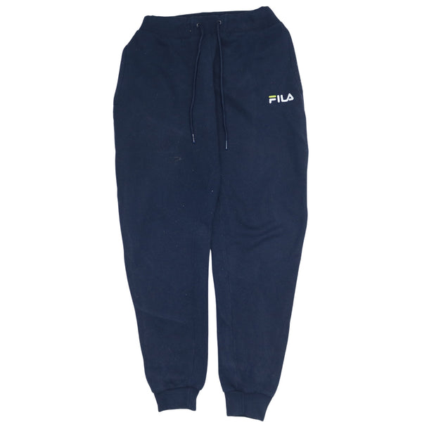 Fila 90's Casual Joggers / Sweatpants Small Navy Blue