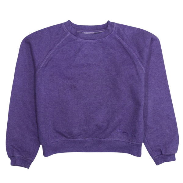 Champion 90's Lightweight Crew Neck Sweatshirt Small Purple