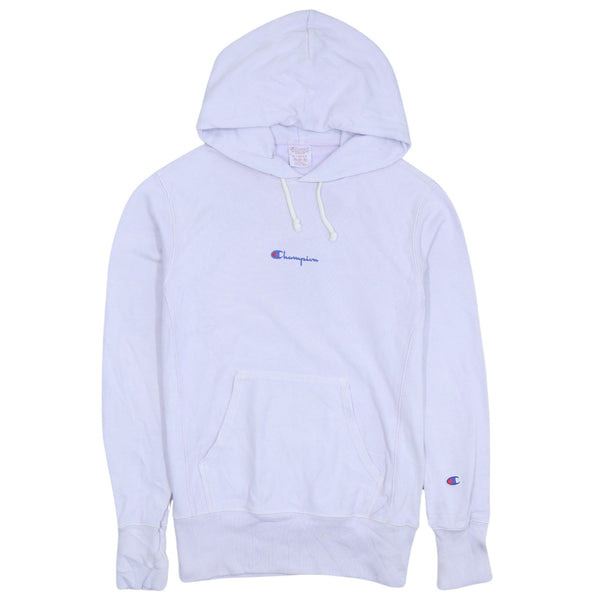 Vintage Champion 90's Purple Pullover Hoodie XL w/ Drawstring Pockets