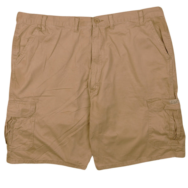 Wrangler 90's Men's Cargo Pocket Shorts 44 Tan Brown Vintage Style