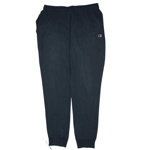 Champion 90's Rib Cuff Casual Joggers / Sweatpants XLarge Black