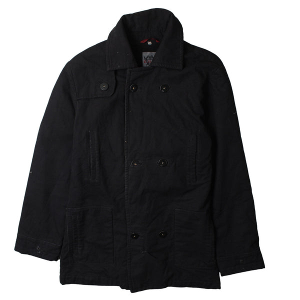 Vintage 90's Black Button-Up Windbreaker XXL Active Jacket Cozy Wear