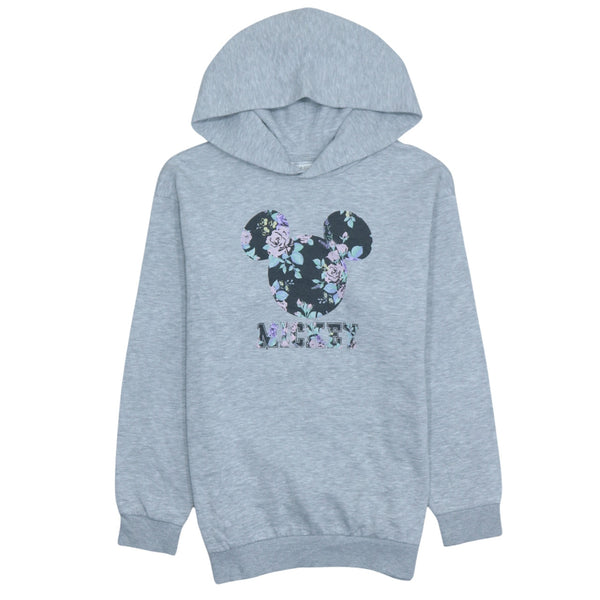 H&M Vintage 90's Mickey Mouse Grey Hoodie Size L Women Cotton