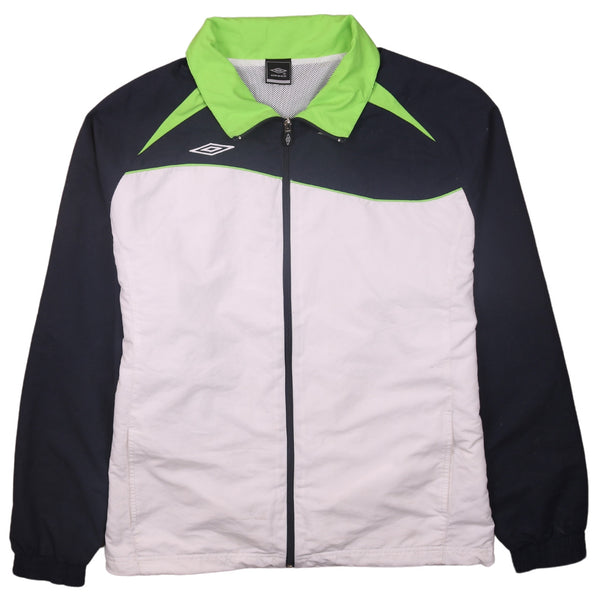 Umbro 90's Navy Blue Large Lightweight Windbreaker Full Zip Jacket