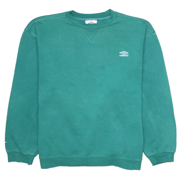 Umbro 90's Vintage XLarge Crew Neck Sweatshirt in Green