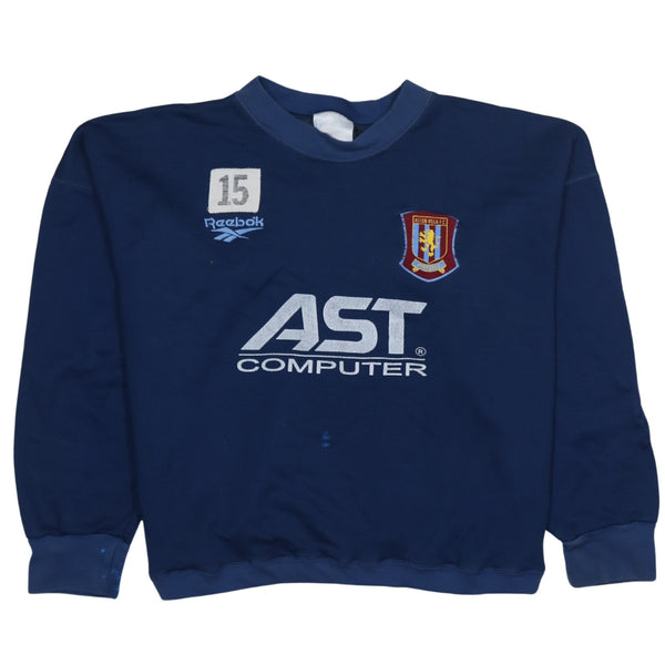 Reebok 90's Lightweight Crew Neck Sweatshirt XLarge Navy Blue