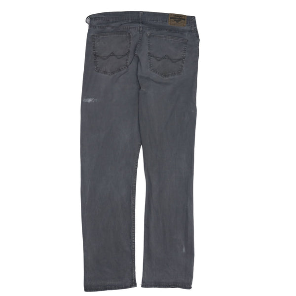 Wrangler Vintage 90's Grey Casual Trousers Pants for Men Size 33