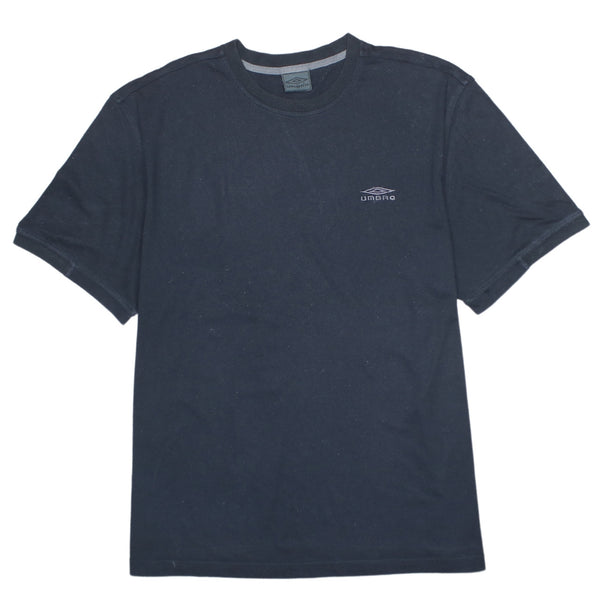 Umbro Vintage Black Crew Neck T-Shirt Men's XLarge 90's Style