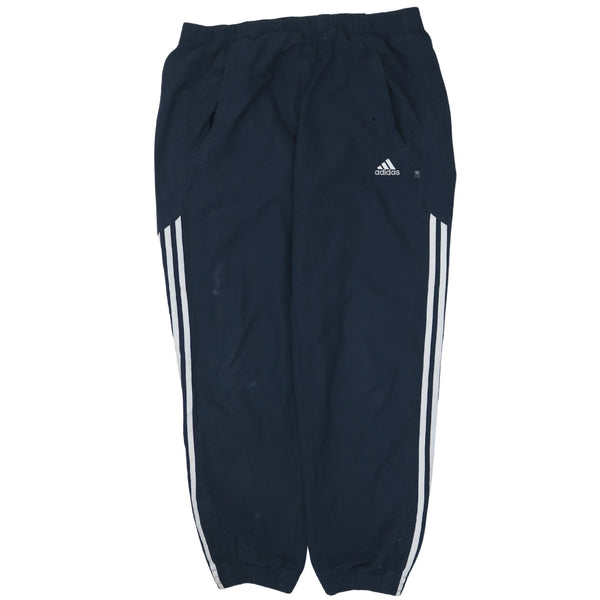 Adidas Vintage 90s Navy Joggers Tracksuit Mens Small Elastic Waist