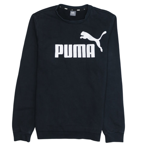 Puma 90's Spellout Crew Neck Sweatshirt XXLarge (2XL) Black