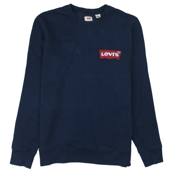 Levi's 90's Navy Blue Lightweight Crew Neck Sweatshirt Men's XLarge