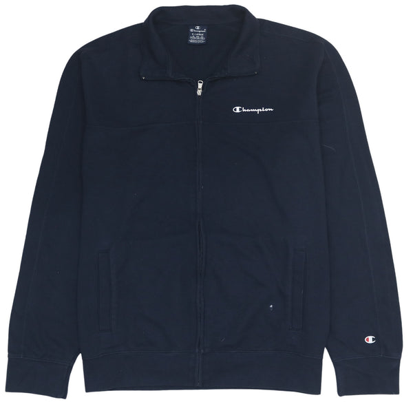 Champion 90's Heavyweight Full Zip Hoodie Navy Blue Men's XL