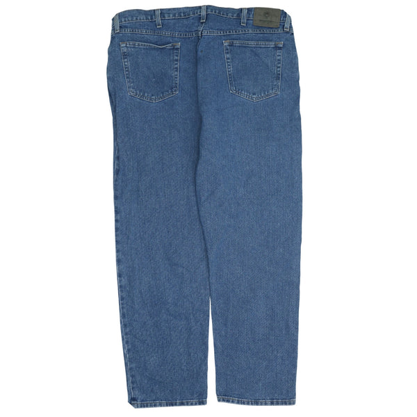 Vintage Wrangler 90s Lightwash Straight Leg Baggy Jeans 40 Blue