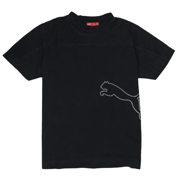Puma 90's Short Sleeves Crew Neck T Shirt Large Black