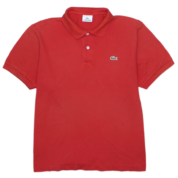 Vintage Lacoste 90's Red Polo Shirt Large | Classic Short Sleeves