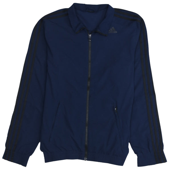 Adidas 90's Lightweight Full Zip Up Sweatshirt Small  Navy Blue