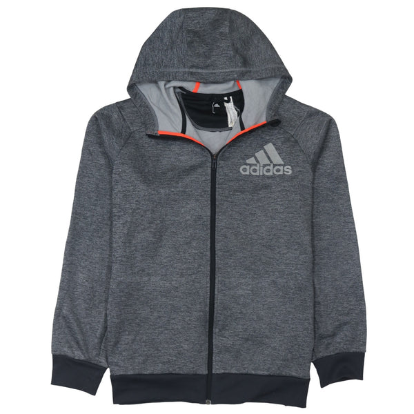 Adidas 90's Lightweight Full Zip Up Hoodie XLarge Black