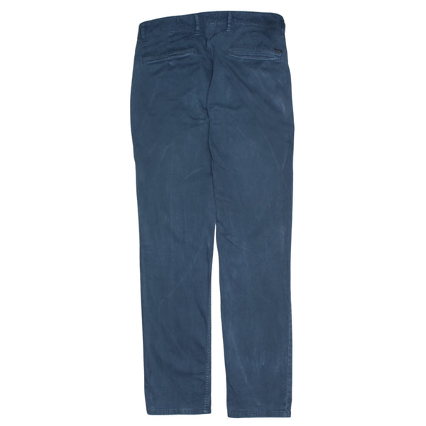 90s HUGO BOSS Black Men's Drawstring Casual Trousers Size 31