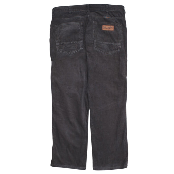 Vintage 90's Wrangler Brown Baggy Trousers Pants 36 Straight Leg