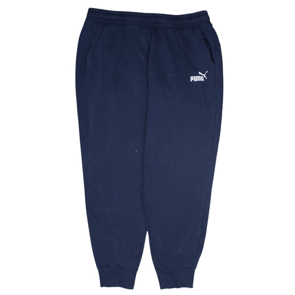 Puma 90's Rib Cuff Casual Joggers / Sweatpants XLarge Navy Blue