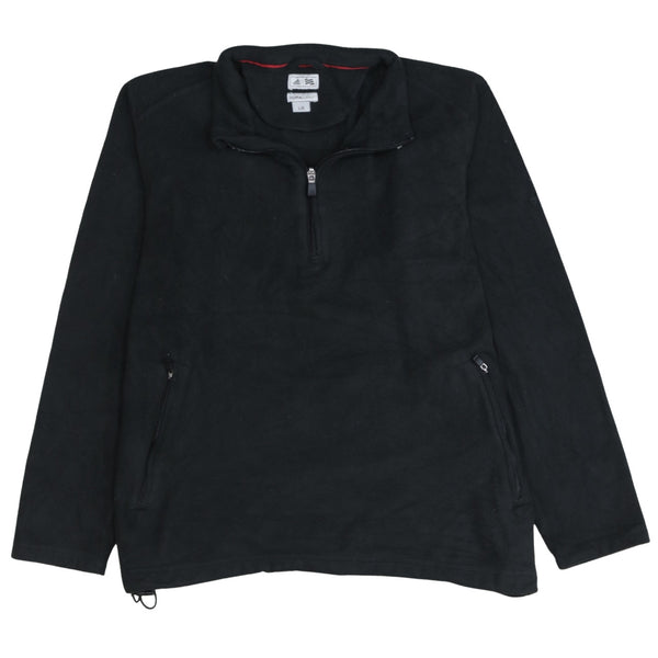 Adidas 90's Hiking Warm Quarter Zip Fleece Jumper Large Black