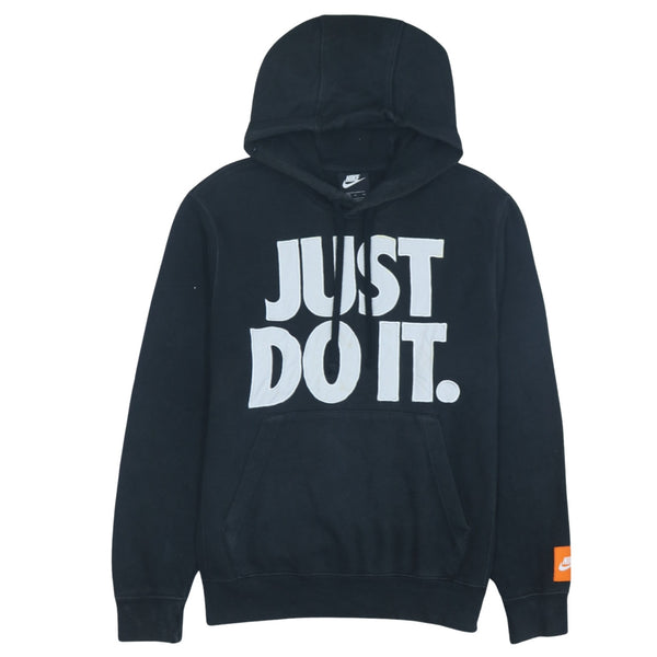Authentic 90s Nike Just Do It Black Pullover Hoodie Small