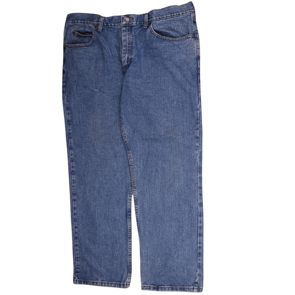 Lee Men's 42 Vintage 90s Straight Leg Baggy Jeans Blue, 42" Waist