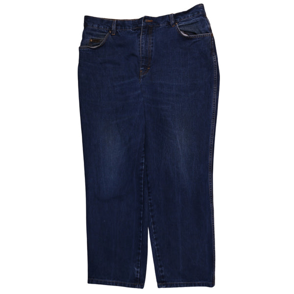 Wrangler Men's Vintage 90's Blue Casual Trousers Pants Size 38