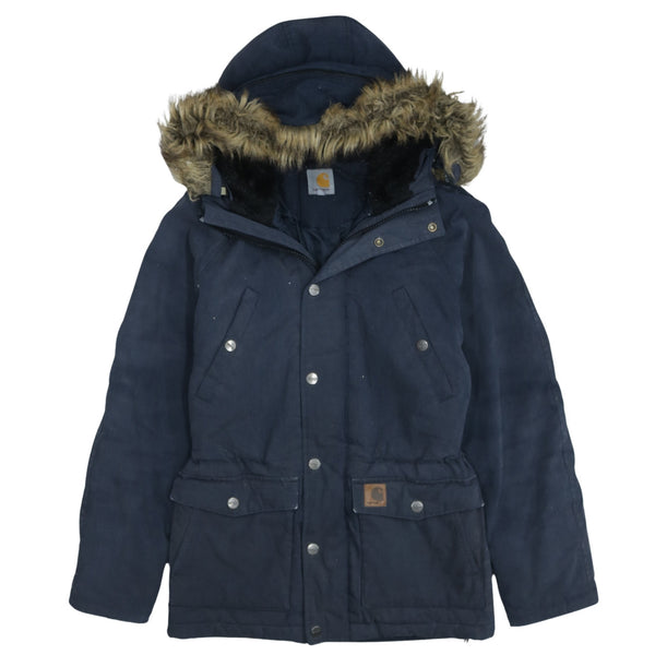 Carhartt 90's Heavyweight Full Zip Up Parka XSmall Black