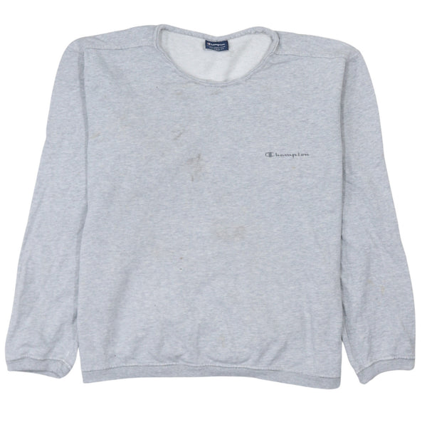 Champion 90's Lightweight Crew Neck Sweatshirt Large Grey