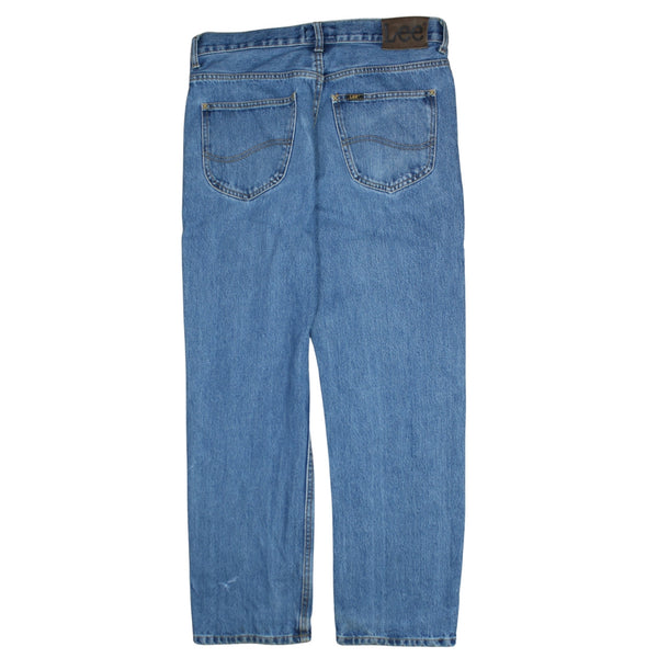 Lee 90's Lightwash Straight Leg Baggy Jeans / Pants 34 Blue