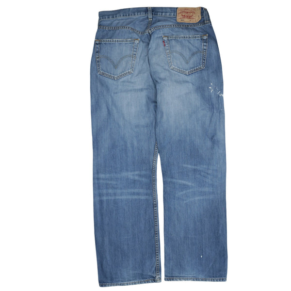 Levi's 90's 501 Straight Leg Baggy Trousers / Pants 36 Blue