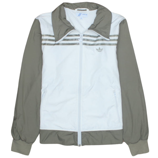 Adidas 90's Lightweight Full Zip Up Windbreaker XSmall  White