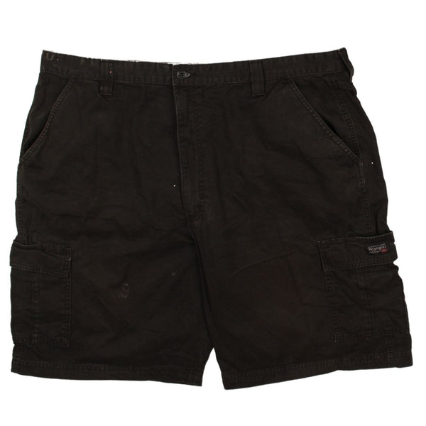 Vintage 90's Wrangler Cargo Shorts Men's 42 Black with Pockets