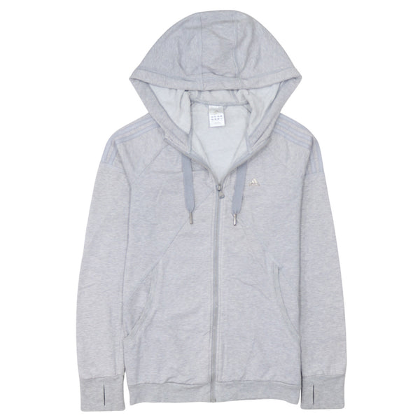 Adidas 90's Sportswear Full Zip Up Hoodie XSmall Grey