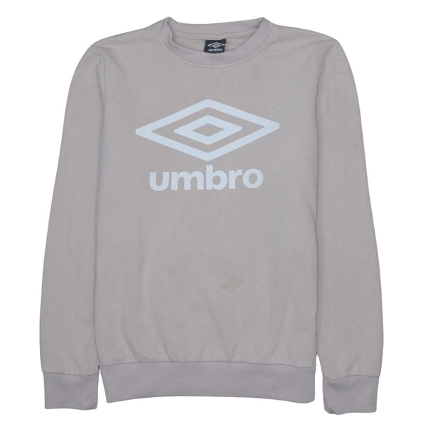 Authentic Umbro 90's Crew Neck Spellout Pink Sweatshirt Men's Medium