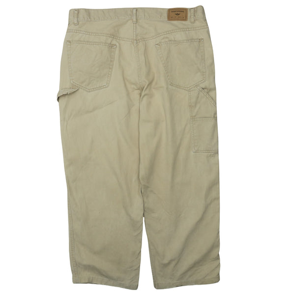 Dockers Vintage 90's Men's Beige Cream Baggy Trousers Pants 36