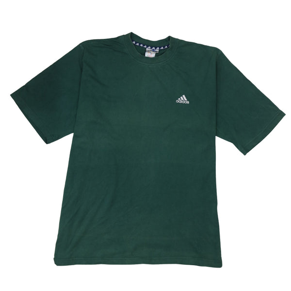 Adidas 90's Short Sleeves Crew Neck T Shirt XLarge Green