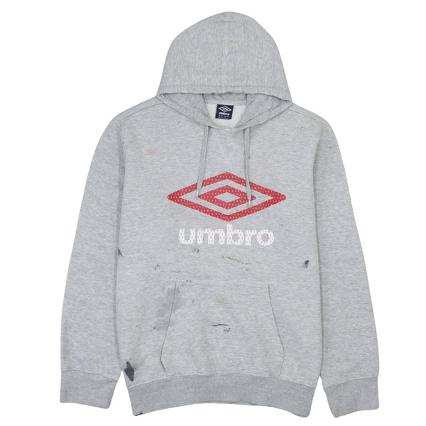 Umbro 90's Spellout Pullover Hoodie XXLarge (2XL) Grey