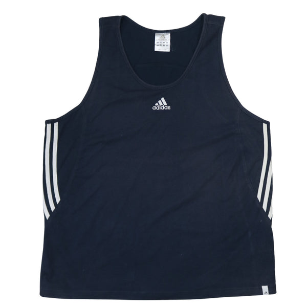 Adidas 90's Vest Sleeveless Round Neck Vest XLarge Navy Blue