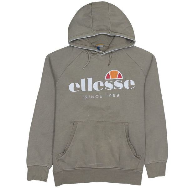 Ellesse 90's Spellout Pullover Hoodie XLarge Grey